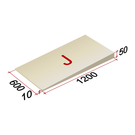 ТЕХНОНИКОЛЬ LOGICPIR Slope-3,4% (J) СХ/СХ 1200х600х10-50 (упак, 18 плит, 12,9599 (064660)