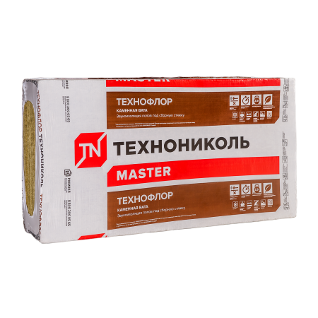ТЕХНОНИКОЛЬ Звукоизоляция ТЕХНОФЛОР СТАНДАРТ, 1200х600х40 мм, (6 плит, 4,32 кв.м) (395408)